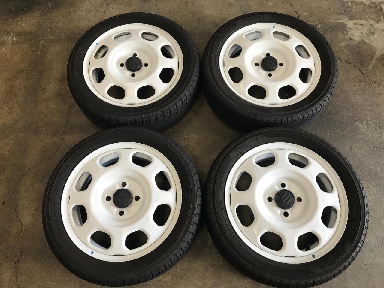 スズキ (SUZUKI) ハスラー/MR31S・MR41S 純正スチールホイール + 
