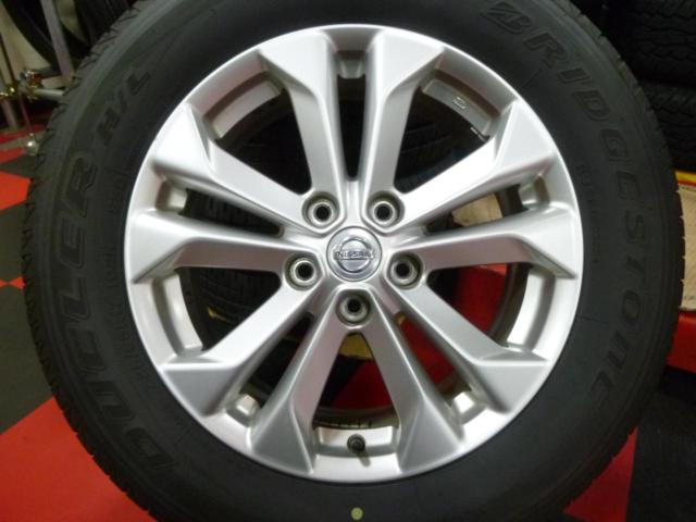日産純正 T32 エクストレイル 前期 純正アルミ + BRIDGESTONE DUELER H 