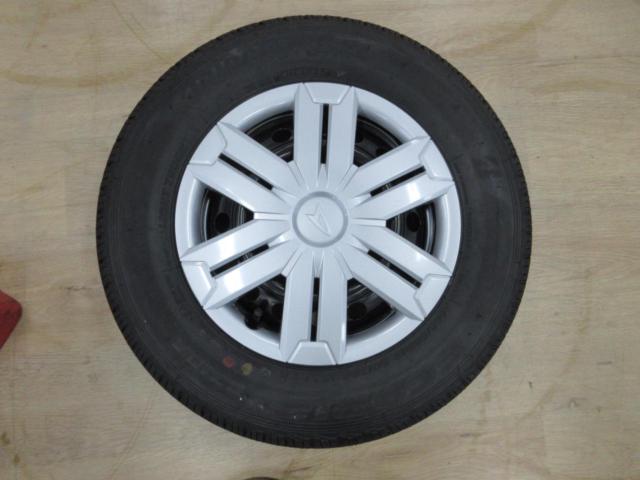 ダイハツ純正(DAIHATSU) アトレー純正スチールホイール+BRIDGESTONE 