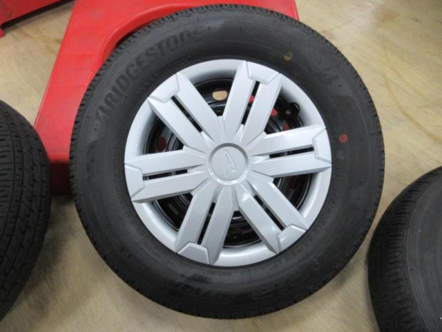 ダイハツ純正(DAIHATSU) アトレー純正スチールホイール+BRIDGESTONE 