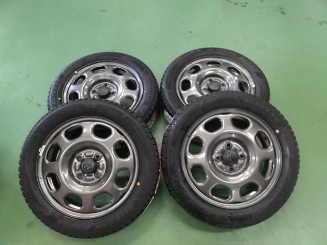 SUZUKI ハスラー純正 スチール + BRIDGESTONE BLIZZAK VRX3 (Z03062 