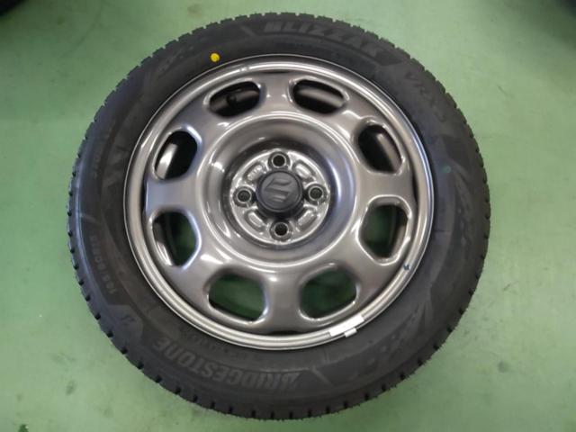 SUZUKI ハスラー純正 スチール + BRIDGESTONE BLIZZAK VRX3 (Z03062 