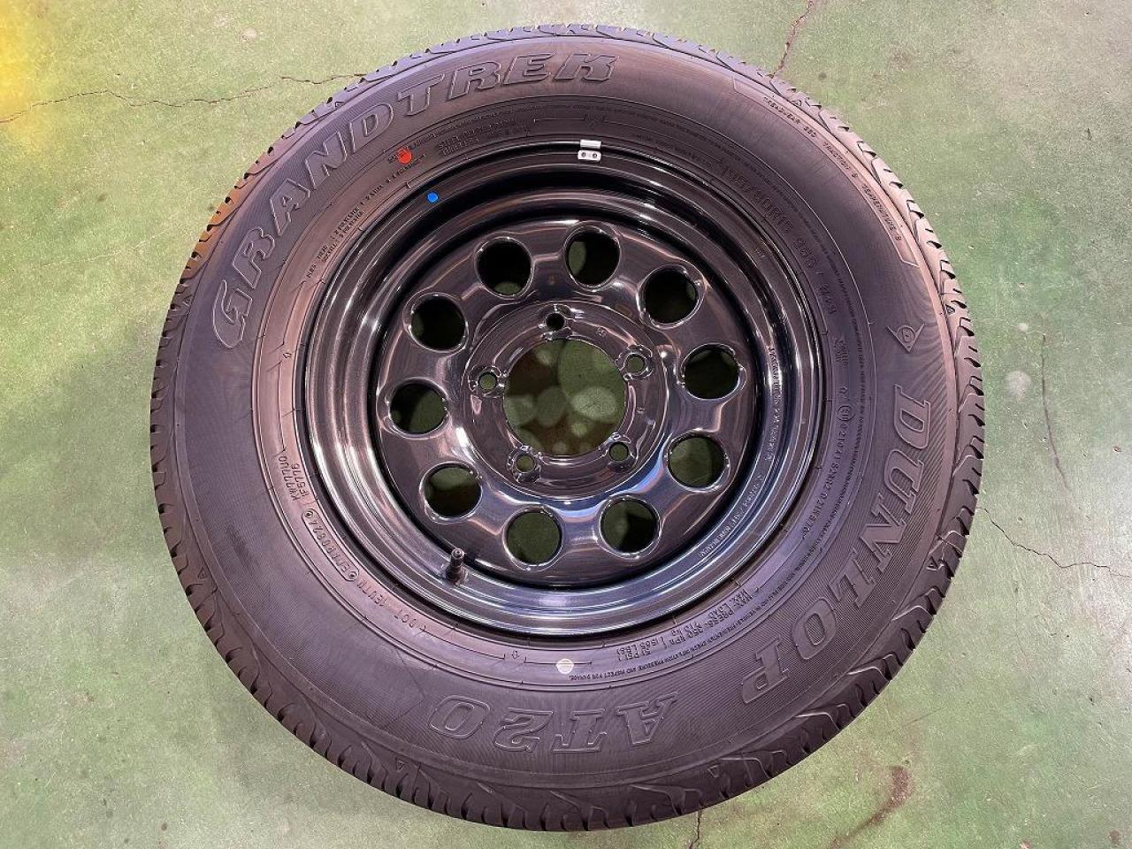 スズキ JB74W/ジムニーシエラ 純正 スチールホイール + DUNLOP 
