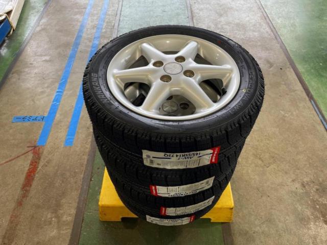 スズキ純正(SUZUKI) ラパン SS 純正 + NANKANG(ナンカン) AW-1 165 