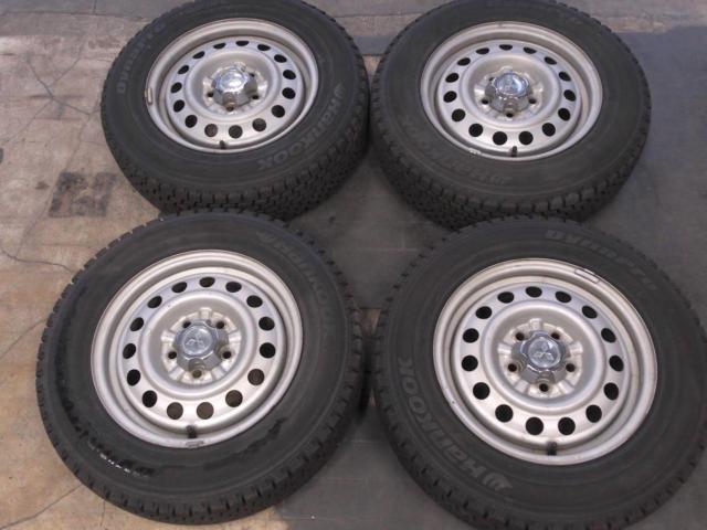 三菱純正 パジェロミニ H58A スチールホイール+HANKOOK Dynapro I*cept 
