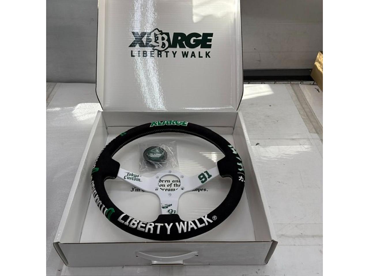XLARGE × LIBERTY WALK コラボディープステアリング | 未使用 | アップ 