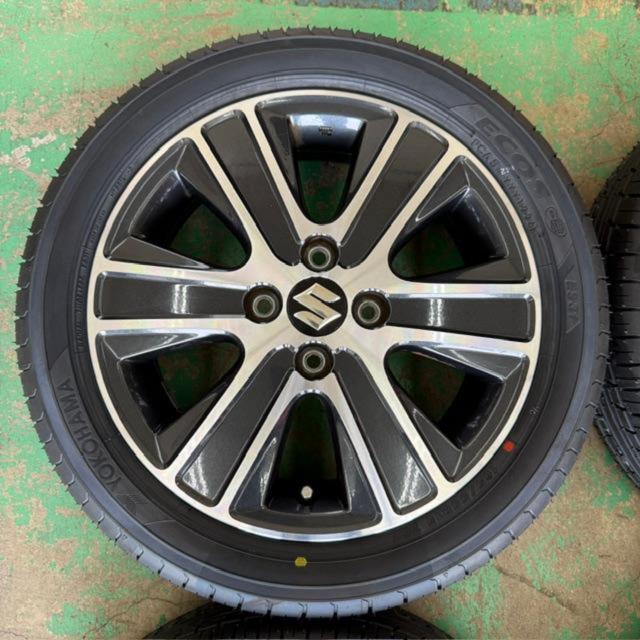 1スズキ純正(SUZUKI) ワゴンR MH55S アルミホイール + YOKOHAMA 