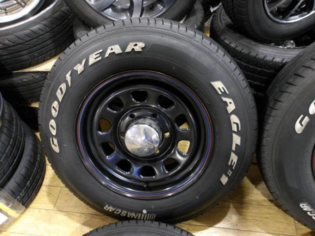 DAYTONA スチールホイール + GOODYEAR EAGLE#1 NASCAR | やや傷や汚れ 