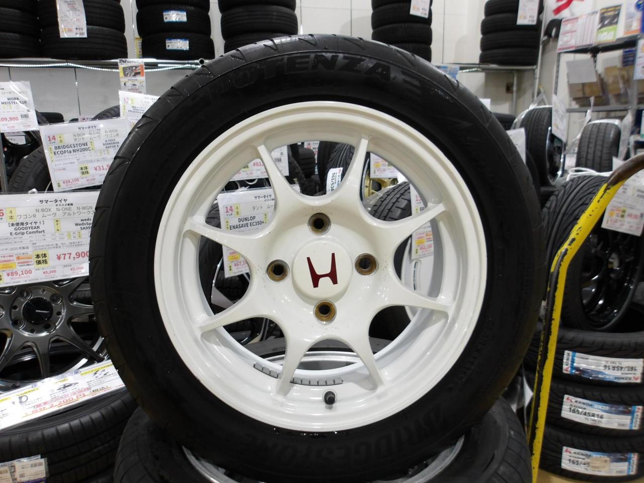 ホンダ純正 インテグラ DC2 純正ホイール+BRIDGESTONE POTENZA RE004 