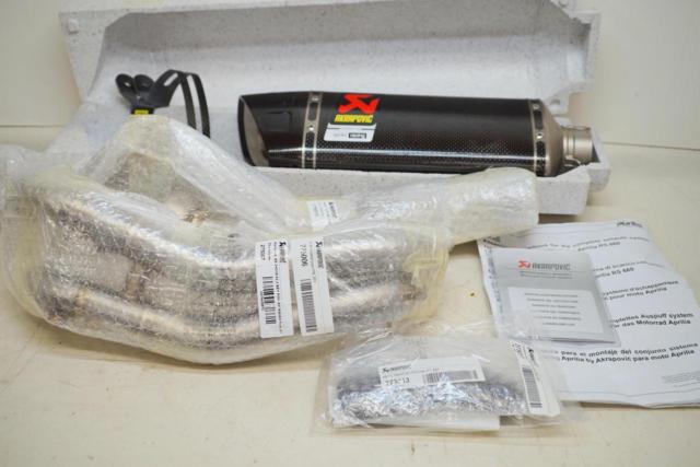 aprilia純正OP AKRAPOVIC (アクラポビッチ)フルエキゾースト【apriliaアプリリア RS 660 TUONO 660 21-25】