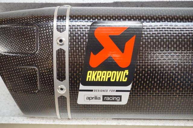 aprilia純正OP AKRAPOVIC (アクラポビッチ)フルエキゾースト【apriliaアプリリア RS 660 TUONO 660 21-25】