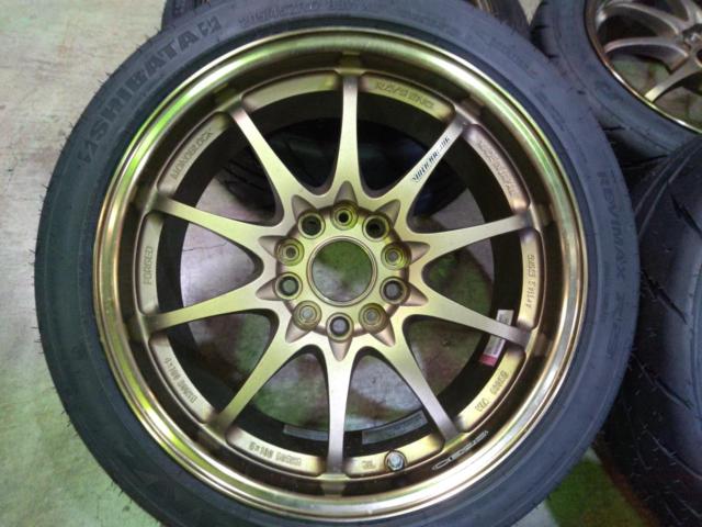 RAYS VOLK RACING CE28N 10SPOKE DESIGN + SHIBATIRE R23 205/45R17 300