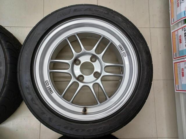 ★値下げしました★ENKEI Racing RPF1 + GOODYEAR2本/BRIDGESTONE2本 195/50R15