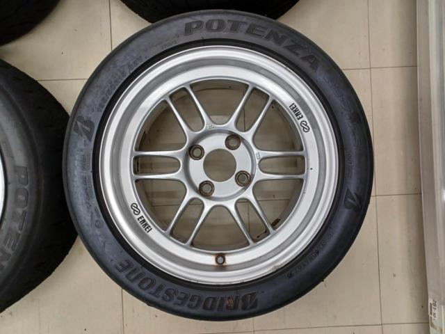 ★値下げしました★ENKEI Racing RPF1 + GOODYEAR2本/BRIDGESTONE2本 195/50R15