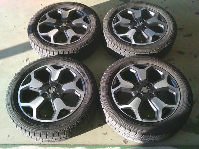 B倉庫】DUNLOP WINTERMAXX WM02 + スズキ ハスラー純正ホイール | 中古 