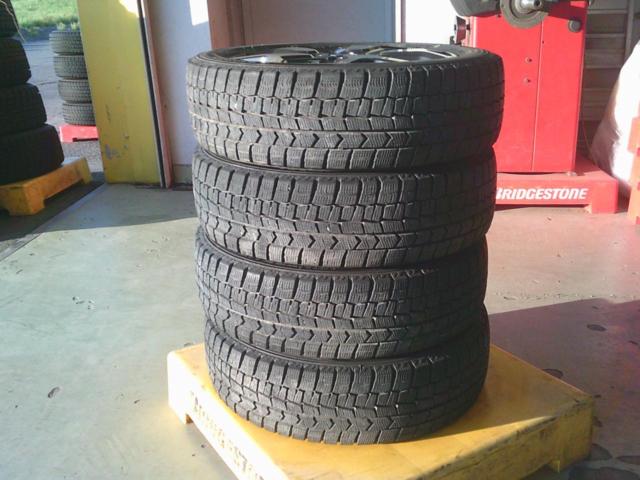 B倉庫】DUNLOP WINTERMAXX WM02 + スズキ ハスラー純正ホイール | 中古 