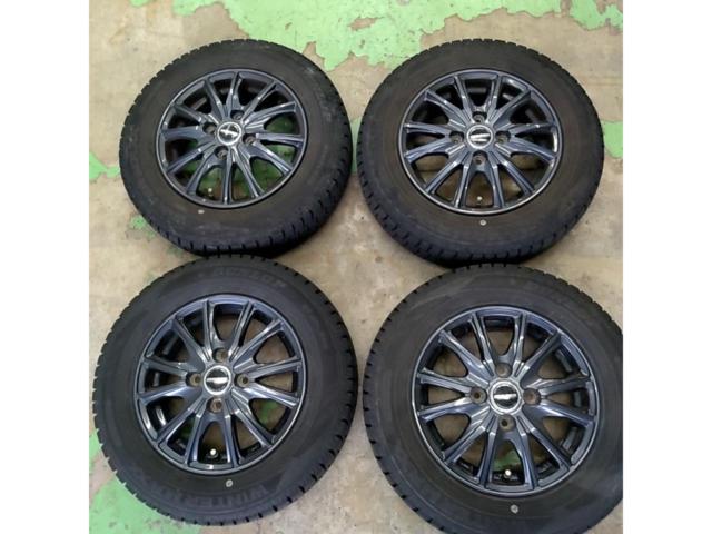 HOT STUFF WAREN + DUNLOP WM02 145/80R13 4本セット | 傷や汚れあり 