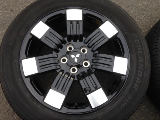 三菱 新型デリカ:D5 Pグレード 純正アルミホイール + YOKOHAMA 