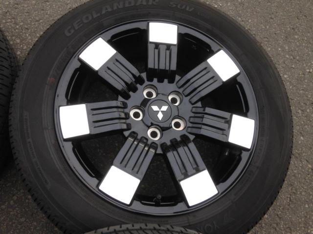 三菱 新型デリカ:D5 Pグレード 純正アルミホイール + YOKOHAMA 