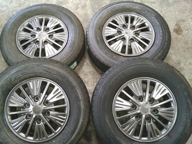 日産 キャラバン純正 AUTECHホイール + TOYO V-02e 195/80R15 4本 
