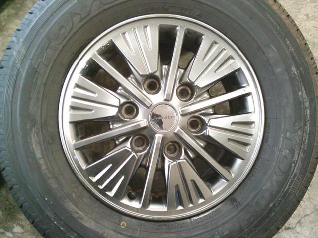 日産 キャラバン純正 AUTECHホイール + TOYO V-02e 195/80R15 4本 