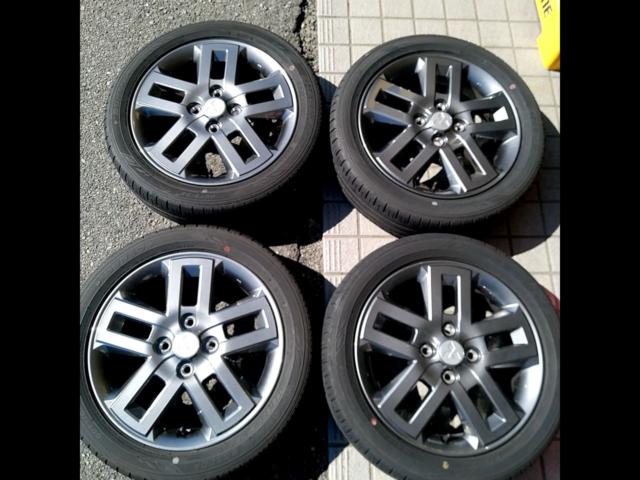 三菱純正】 デリカミニ純正ホイール+【DUNLOP】ENASAVE EC300+ 