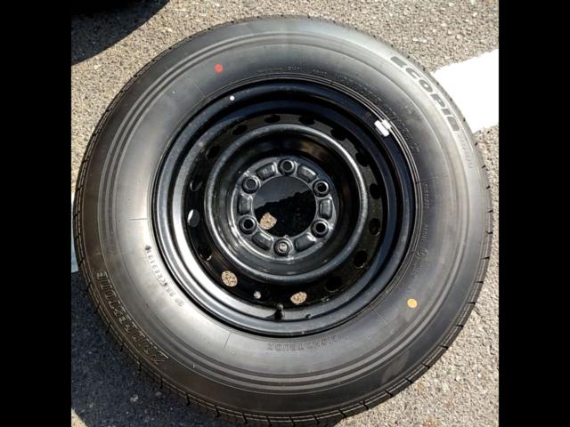 トヨタ純正】 ハイエーススチールホイール+【BRIDGESTONE】Ecopia 