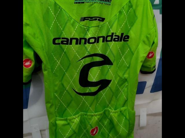 サイズ:M Castelli cannondale サイクルウェア グリーン