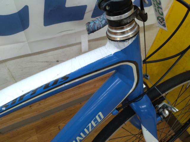 ※ドロハンカスタム(?) SPECIALIZED Sirrus 2008年頃モデル 700×23C 2×8S アルミロードバイク ブルー