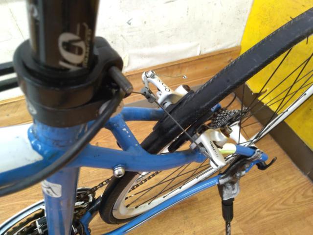 ※ドロハンカスタム(?) SPECIALIZED Sirrus 2008年頃モデル 700×23C 2×8S アルミロードバイク ブルー