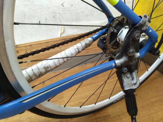 ※ドロハンカスタム(?) SPECIALIZED Sirrus 2008年頃モデル 700×23C 2×8S アルミロードバイク ブルー