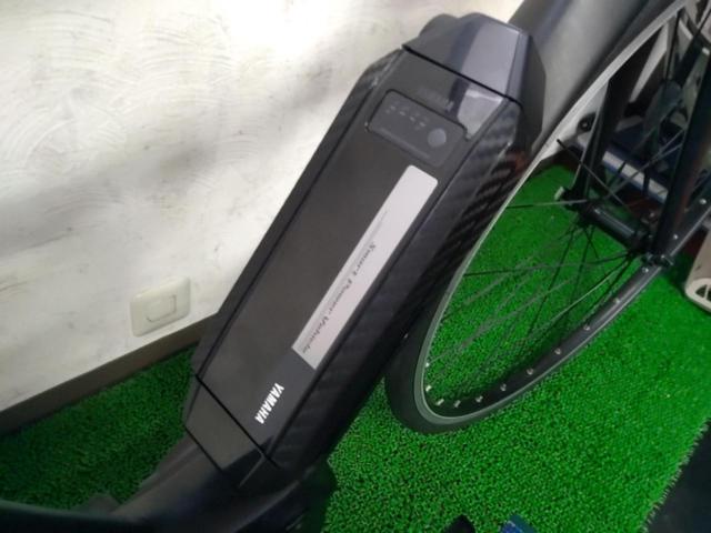 YAMAHA YPJ-C 2017年 700×28C 2×9s 2.4Ah アルミ電動クロスバイク ブラック サイズ:50