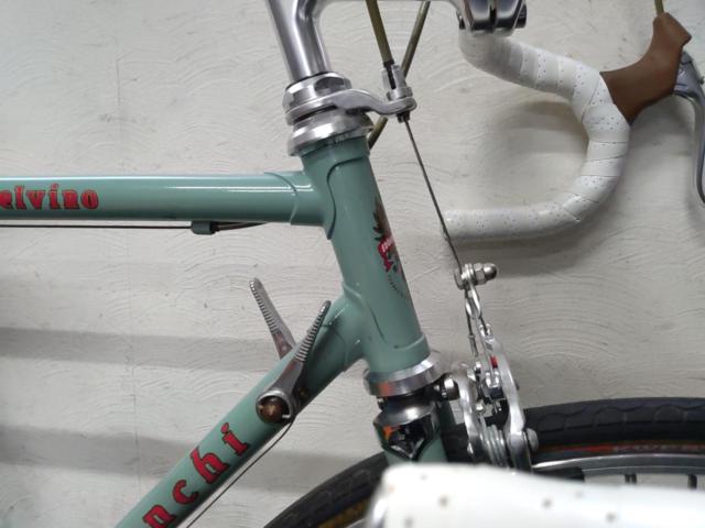 BIANCHI SELVINO 700C 2×10s クロモリフレームロードバイク チェレステ サイズ:53
