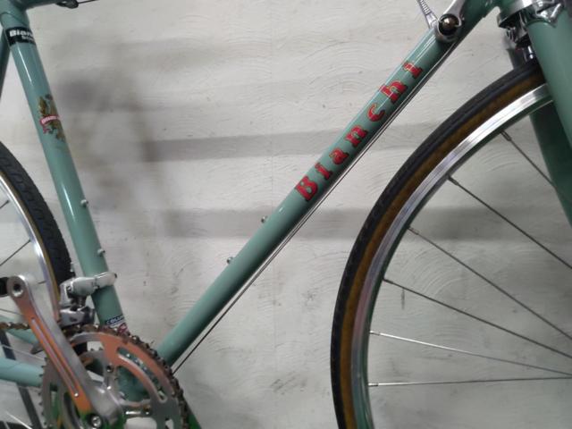 BIANCHI SELVINO 700C 2×10s クロモリフレームロードバイク チェレステ サイズ:53