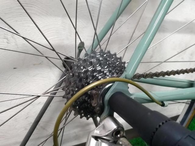 BIANCHI SELVINO 700C 2×10s クロモリフレームロードバイク チェレステ サイズ:53