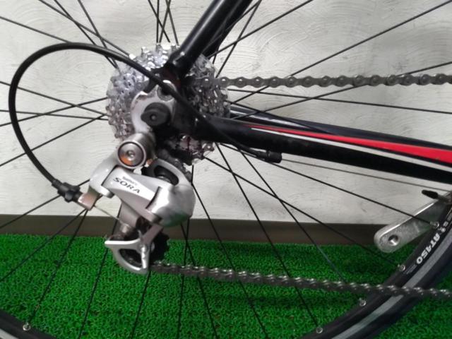TREK ALPHA 1.2 700C 2×8S アルミフレームロードバイク ブラック 