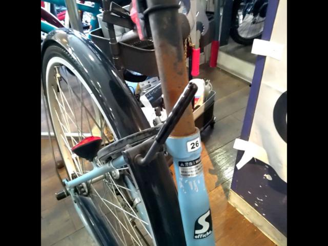 サイクルベースあさひ offiche 26インチ シングル シティサイクル 