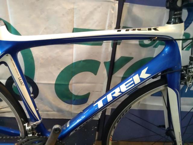 TREK MADONE 4.5 2009年モデル 700×24C 2×10S カーボンロードバイク ブルー×ホワイト