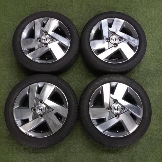 ホンダ純正】ゼストスパーク純正アルミホイール+【Neolin】NeoGreen 