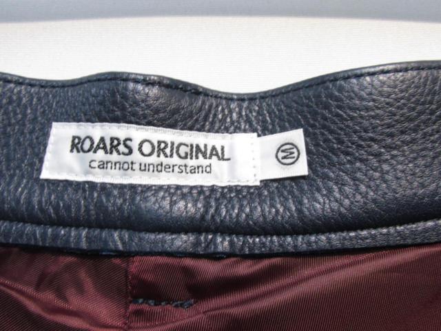 ROARS-ORIGINAL Padded Leather Pants [Size M] | No noticeable 