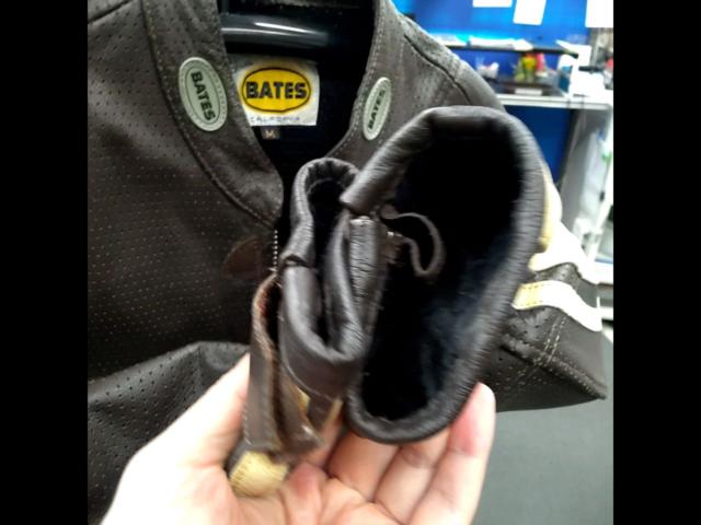 BATES】パンチングメッシュジャケット(茶色) M | 中古品 | アップ 