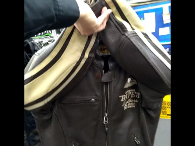 BATES】パンチングメッシュジャケット(茶色) M | 中古品 | アップ 