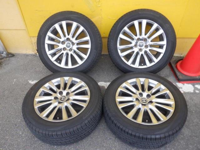 トヨタ純正 60 ハリアー プレミアム純正ホイール+DUNLOP GRANDTREK PT5 