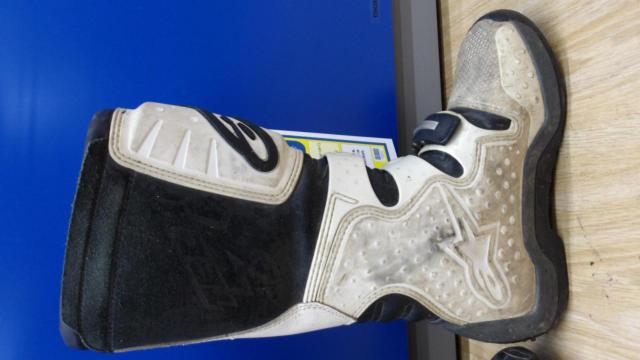 ワケアリ サイズ8(26.5cm) Alpinestars(アルパインスターズ) TECH3 オフロードブーツ WH/BK