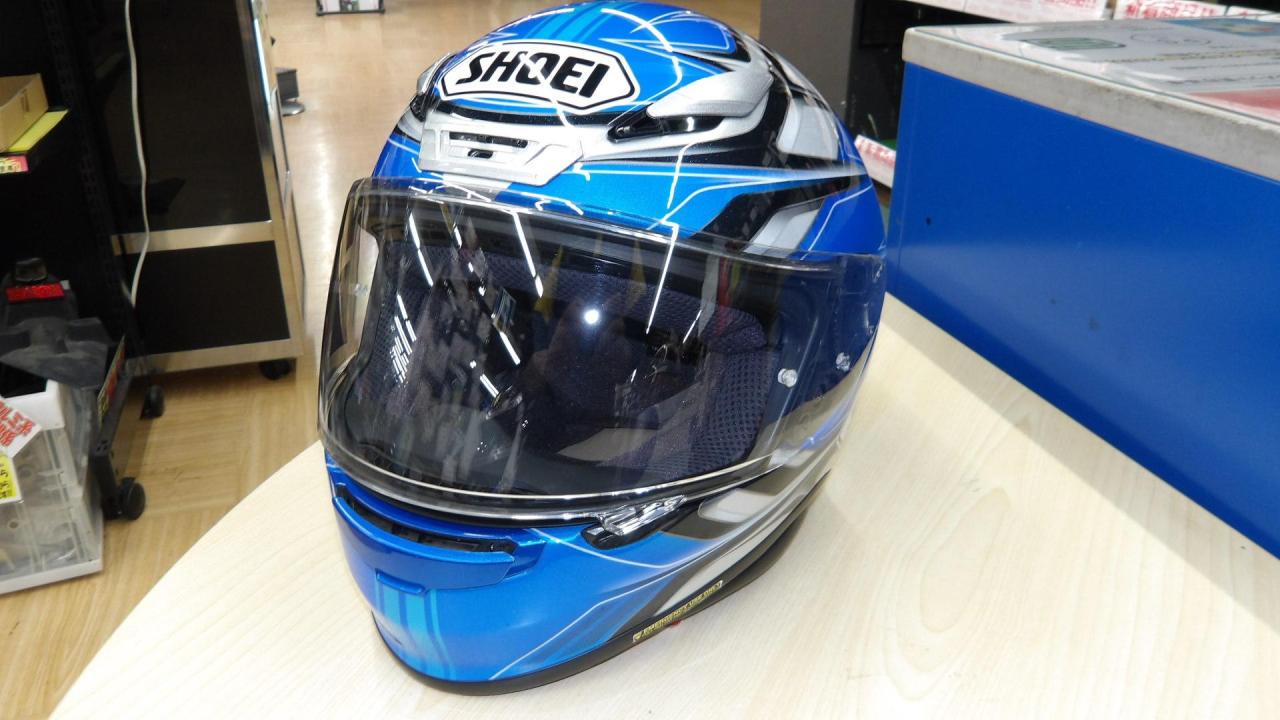 Mサイズ(57cm) SHOEI(ショウエイ) Z-7 RUMPUS(ランパス) TC-2 (BLUE 