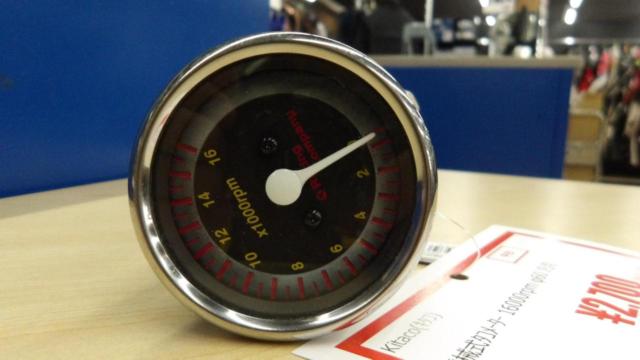 Kitaco(キタコ) 機械式タコメーター 16000rpm Φ60 汎用 | やや傷や汚れ 