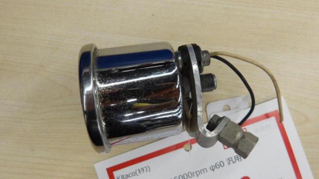 Kitaco(キタコ) 機械式タコメーター 16000rpm Φ60 汎用 | やや傷や汚れ 