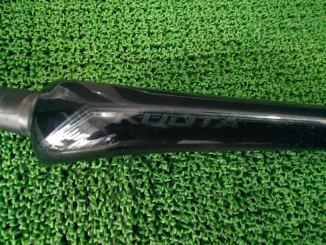 【わけあり現状販売】コラム長168mm/エンド幅100mm/対応タイヤサイズ700c KUOTA KHAN 2015年 カーボンフォーク ブラック