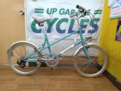 Bianchi MERLO 20×1-1/8インチ 外装7段変速 ミニベロ チェレステ