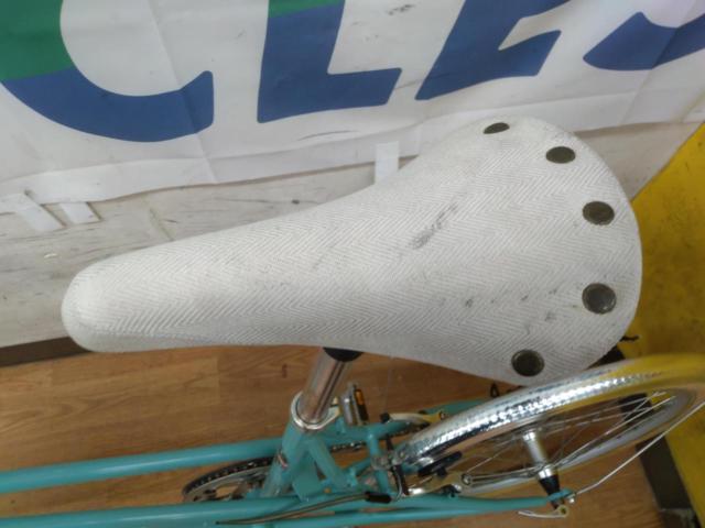 Bianchi MERLO 20×1-1/8インチ 外装7段変速 ミニベロ チェレステ